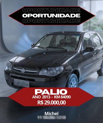 FIAT PALIO 1.0 MPI FIRE ECONOMY 8V FLEX 4P MANUAL